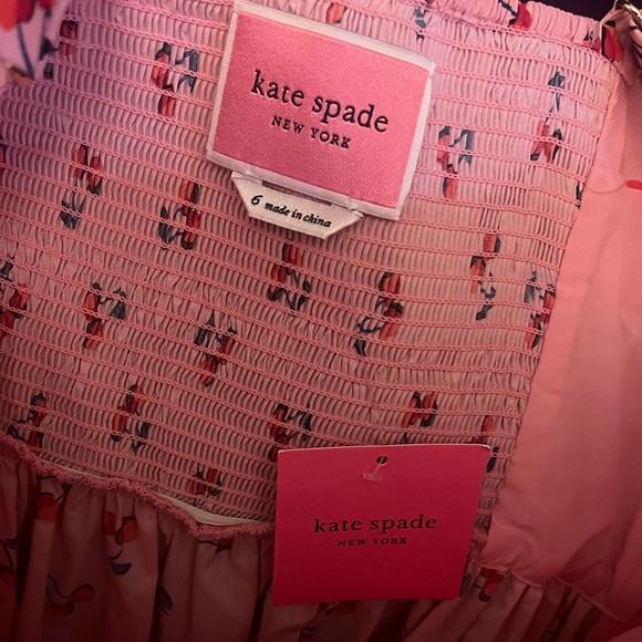 NWT Kate Spade Cherry Toss Sundress Sz 6 🍒 - Picture 4 of 6